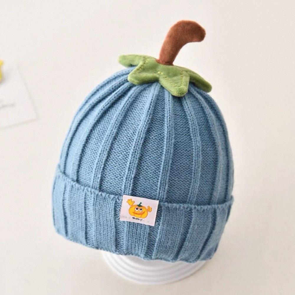 Beanie Cuffed Knit - 귀여운 스타일의 부드러운 아기 니트 모자,