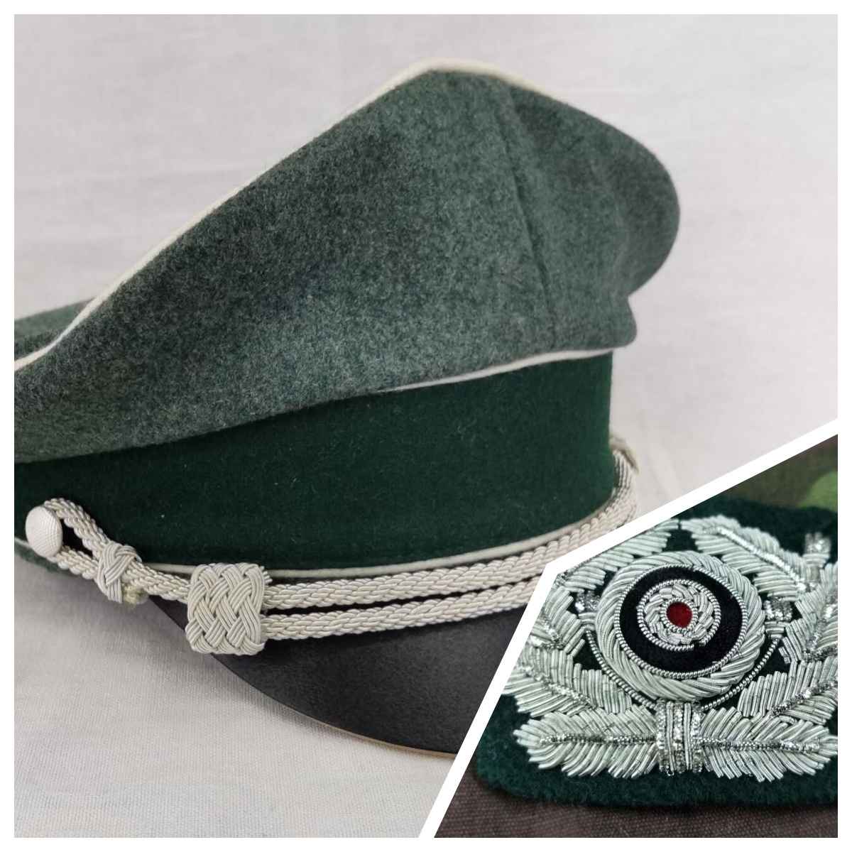 Fedora Hat Wool - E.M.D .WW2 E.M.D 전투 모자, 양모,