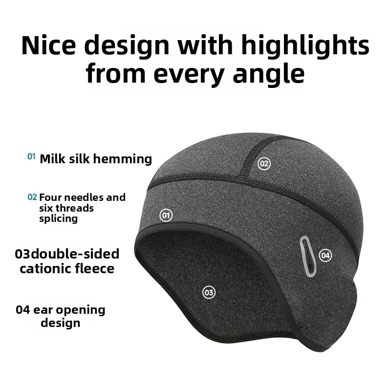 겨울 사이클링 따뜻한 캡 MTB 헬멧 라이너 플리스 스 - Skull Cap Helmet Liner 리뷰 및 가격