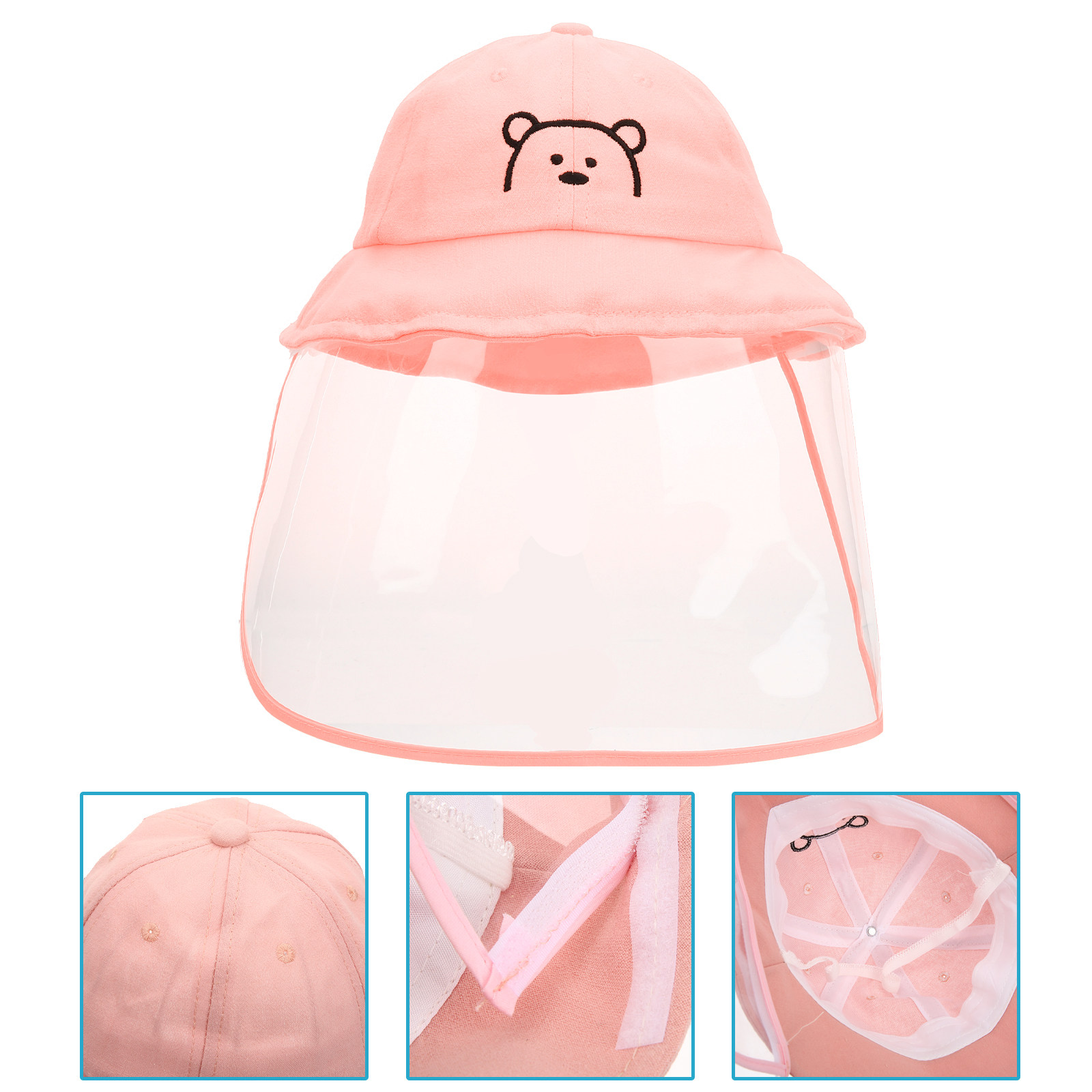 여아용 핑크 키즈 버킷햇, 얼굴 가리개가 있는 유아용  - Bucket Hat Cotton 리뷰 및 가격